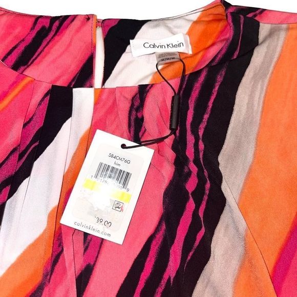 New Calvin Klein Multi-Media Career Dress Tank Top Medium - Picture 7 of 11